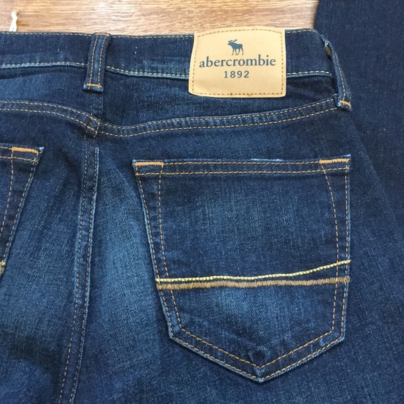 Abercrombie kids taper fit slim jeans size 13/14 - Picture 7 of 8
